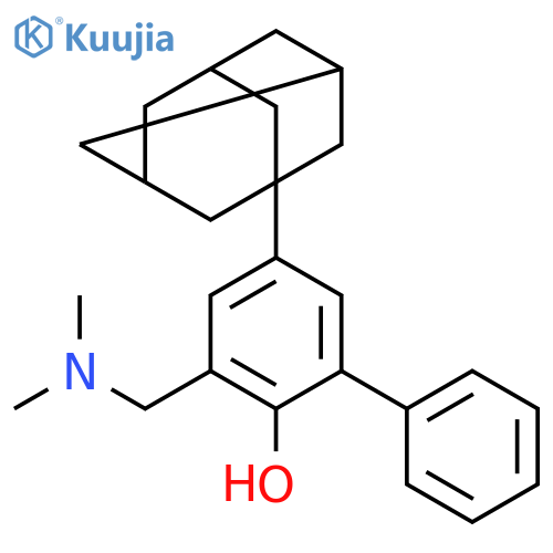 [1,1'-Biphenyl]-2-ol,3-[(dimethylamino)methyl]-5-tricyclo[3.3.1.13,7]dec-1-yl- structure