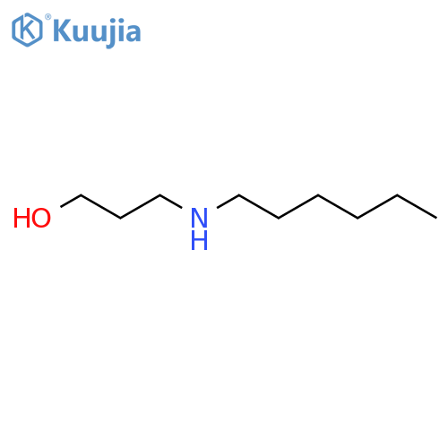 1-Propanol, 3-(hexylamino)- structure