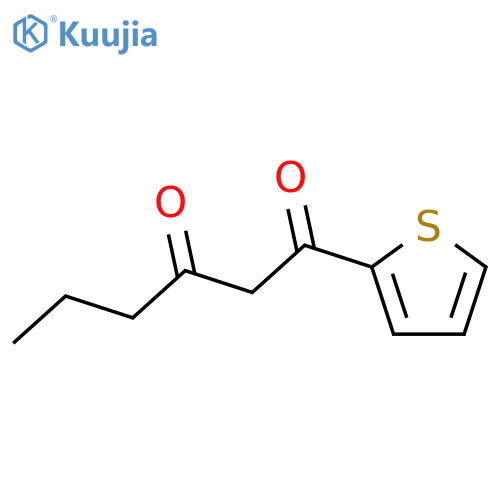 1-(thiophen-2-yl)hexane-1,3-dione structure