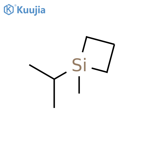 Silacyclobutane, 1-methyl-1-(1-methylethyl)- structure