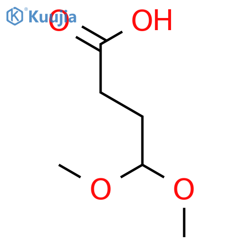Butanoic acid, 4,4-dimethoxy- structure