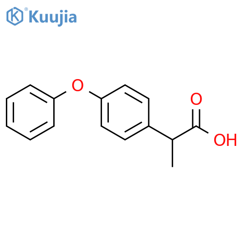 2-(4-Phenoxyphenyl)propanoic acid structure