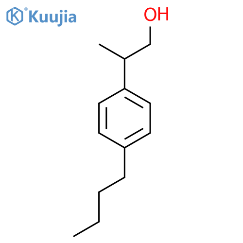 2-(4-Butylphenyl)propan-1-ol structure