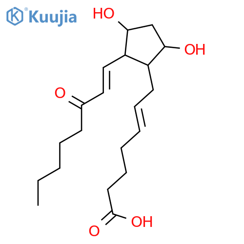 Prosta-5,13-dien-1-oicacid, 9,11-dihydroxy-15-oxo-, (5Z,9a,11a,13E)- structure