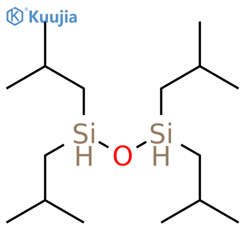 bis(2-methylpropyl)silyloxy-bis(2-methylpropyl)silane structure