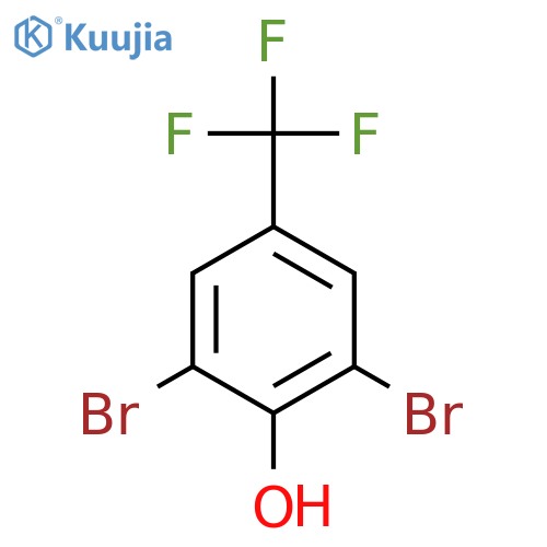 2,6-Dibromo-4-trifluoromethylphenol structure