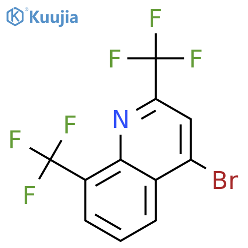 4-Bromo-2,8-bis(trifluoromethyl)quinoline structure