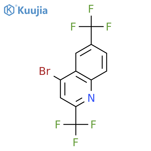 2,6-Bis(trifluoromethyl)-4-bromoquinoline ,97% structure