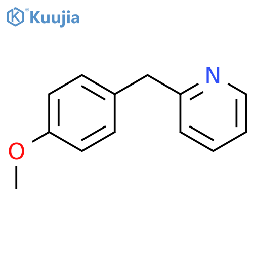2-(4-methoxyphenyl)methylpyridine structure