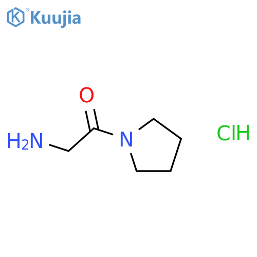 2-amino-1-pyrrolidin-1-yl-ethanone;hydrochloride structure
