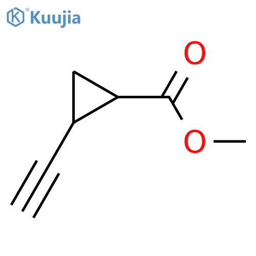 methyl 2-ethynylcyclopropane-1-carboxylate structure