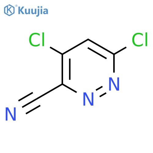 4,6-Dichloro-3-pyridazinecarbonitrile structure