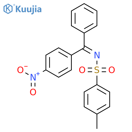 Benzenesulfonamide, 4-methyl-N-[(4-nitrophenyl)phenylmethylene]- structure