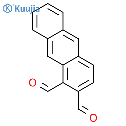 Anthracenedicarboxaldehyde structure
