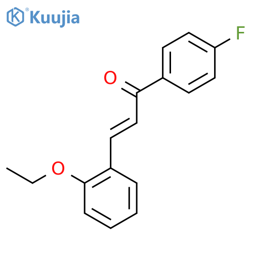 (2E)-3-(2-Ethoxyphenyl)-1-(4-fluorophenyl)prop-2-en-1-one structure