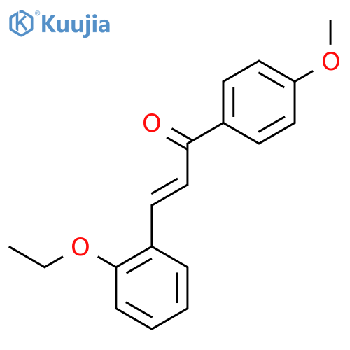 (2E)-3-(2-Ethoxyphenyl)-1-(4-methoxyphenyl)prop-2-en-1-one structure