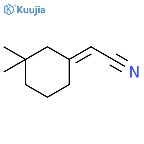 Acetonitrile, (3,3-dimethylcyclohexylidene)-, (E)- structure