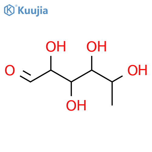 L-Glucose, 6-deoxy- structure