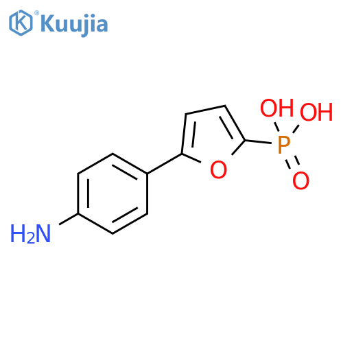 Phosphonic acid, [5-(4-aminophenyl)-2-furanyl]- structure