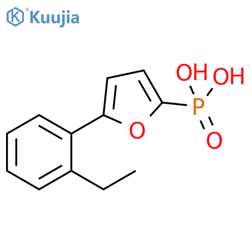 Phosphonic acid, [5-(2-ethylphenyl)-2-furanyl]- structure