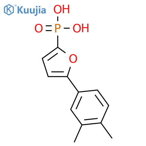 Phosphonic acid, [5-(3,4-dimethylphenyl)-2-furanyl]- structure