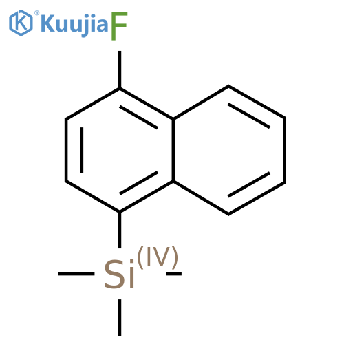1-(Trimethylsilyl)-4-fluoronaphthalene structure