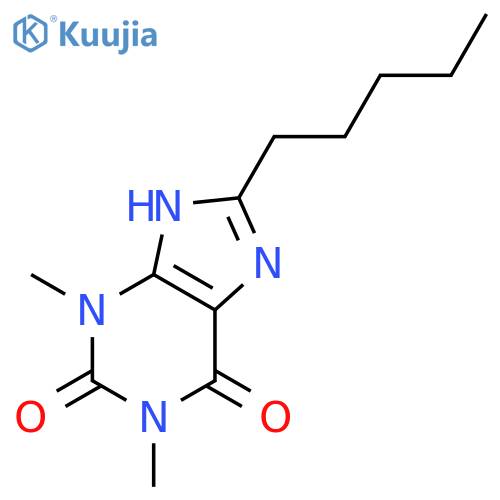 1h-purine-2,6-dione, 3,7-dihydro-1,3-dimethyl-8-pentyl- structure