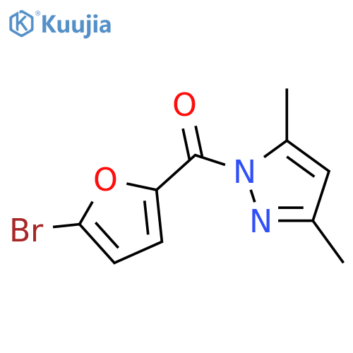 (5-Bromo-furan-2-yl)-(3,5-dimethyl-pyrazol-1-yl)-methanone structure