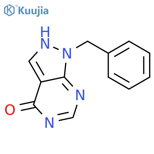 1-benzyl-1H-pyrazolo[3,4-d]pyrimidin-4-ol structure