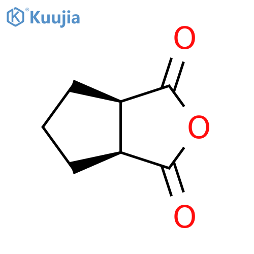 cis-1,2-Cyclopentanedicarboxylic Anhydride structure