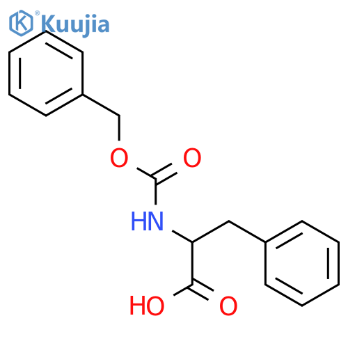 2-{[(benzyloxy)carbonyl]amino}-3-phenylpropanoic acid structure