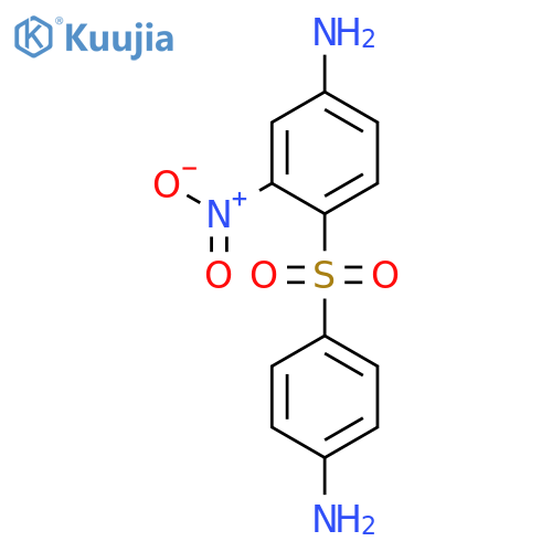 Benzenamine, 4-[(4-aminophenyl)sulfonyl]-3-nitro- structure