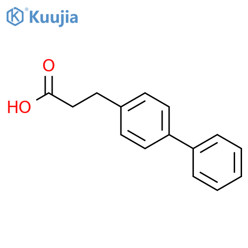 3-{1,1'-biphenyl-4-yl}propanoic acid structure