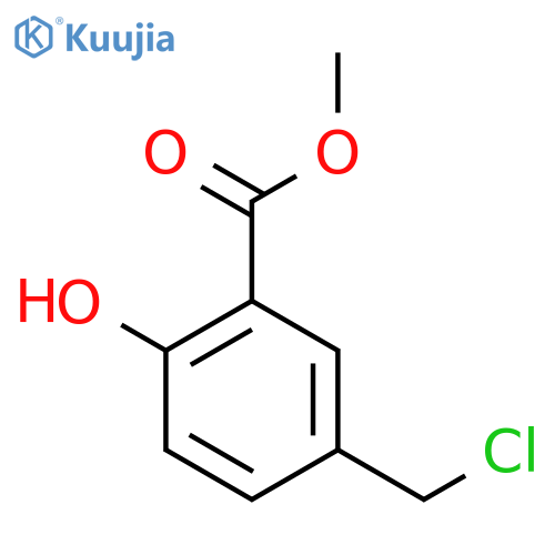 methyl 5-(chloromethyl)-2-hydroxybenzoate structure