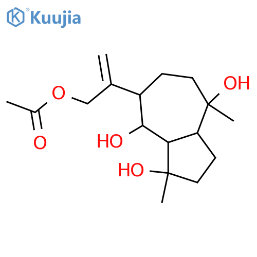 11(13)-Guaiene-4,6,10,12-tetrol; (1β,4α,5α,6α,10α)-form, 12-Ac structure