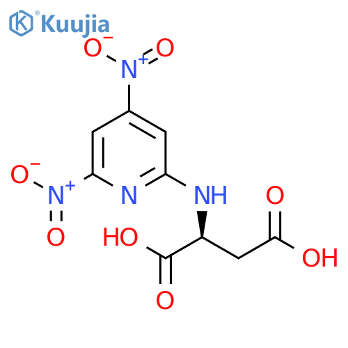 L-Aspartic acid, N-(4,6-dinitro-2-pyridinyl)- structure