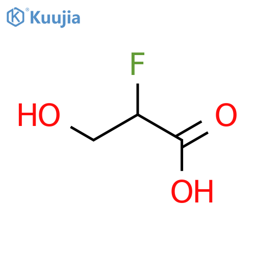 2-fluoro-3-hydroxypropanoic acid structure