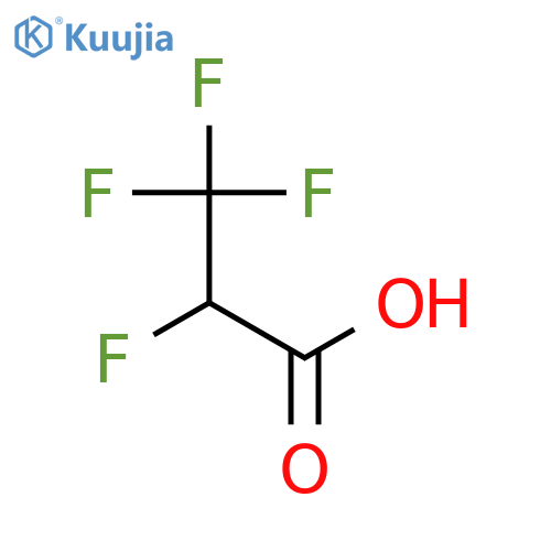 2,3,3,3-Tetrafluoropropanoic Acid structure