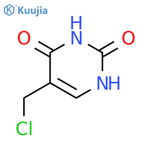 5-(chloromethyl)-1,2,3,4-tetrahydropyrimidine-2,4-dione structure