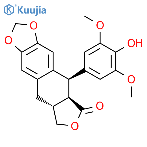 4'-Demethyldesoxypodophyllotoxin structure