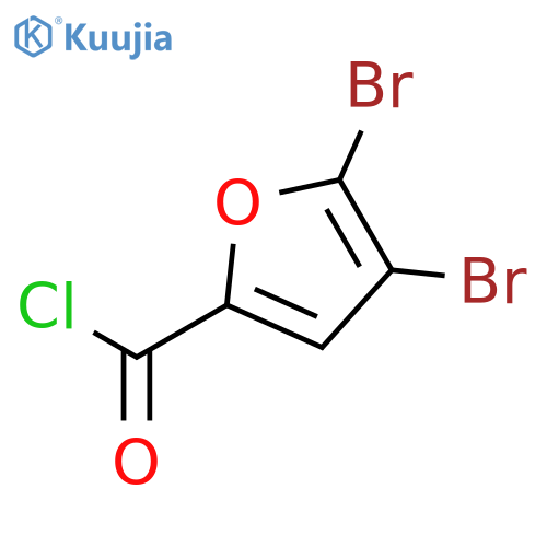 4,5-dibromo-2-Furancarbonyl chloride structure
