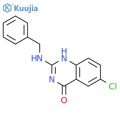 2-(BenzylaMino)-6-chloroquinazolin-4(3H)-one structure