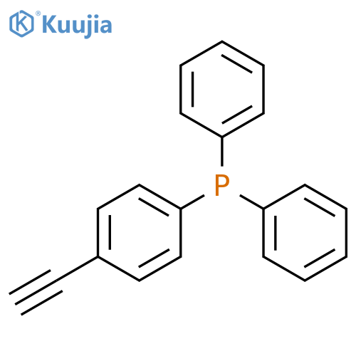 Phosphine, (4-ethynylphenyl)diphenyl- structure