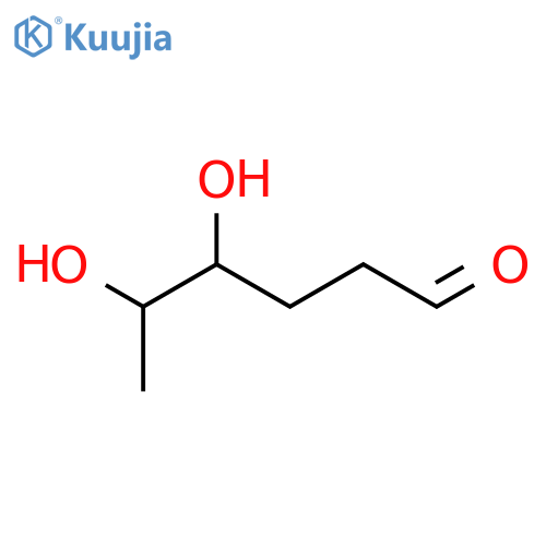 (4S, 5S)-4, 5-Dihydroxyhexanal structure