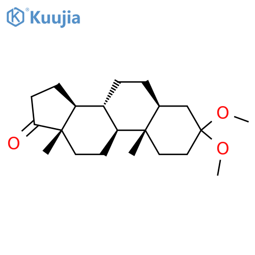 (5S,8R,9S,10S,13S,14S)-3,3-Dimethoxy-10,13-dimethyl-2,4,5,6,7,8,9,11,12,14,15,16-dodecahydro-1H-cyclopenta[a]phenanthren-17-one structure