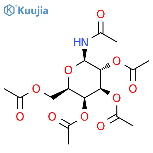 Acetamide, N-(2,3,4,6-tetra-O-acetyl-β-D-galactopyranosyl)- structure