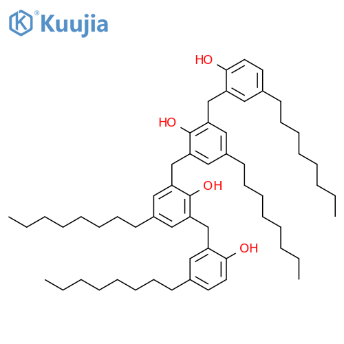 Phenol, 2,2'-methylenebis[6-[(2-hydroxy-5-octylphenyl)methyl]-4-octyl- structure
