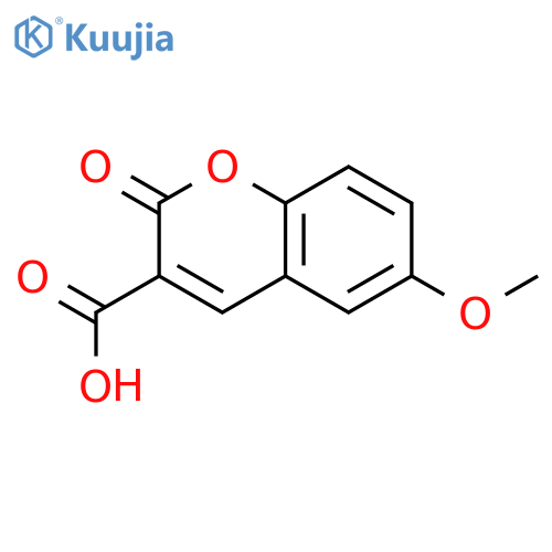 6-methoxy-2-oxo-2H-chromene-3-carboxylic acid structure