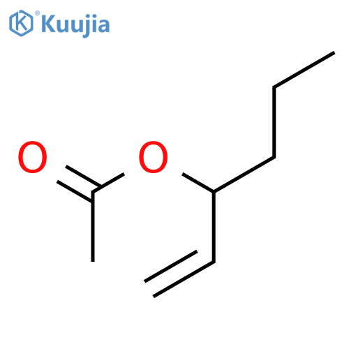 1-Hexen-3-ol, 3-acetate structure