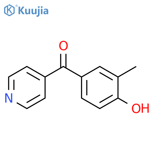 Methanone, (4-hydroxy-3-methylphenyl)-4-pyridinyl- structure